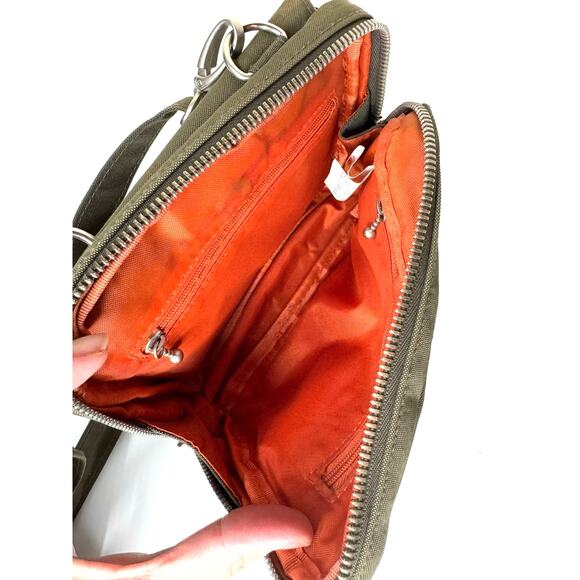 BAGGALINI Mini Crossbody Bag Olive Green Purse Casual Granola Girl Gorpcore Army - Picture 8 of 13